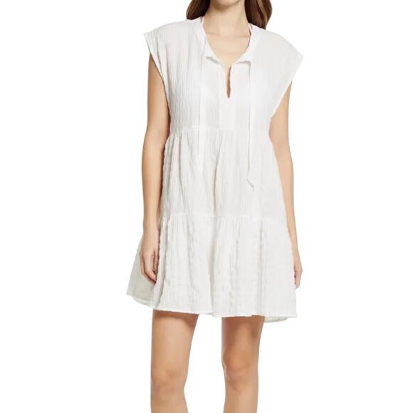 Robin Piccone Fiona Flouncy Cover-Up Dress Size XS P2P 22’ - Picture 1 of 4